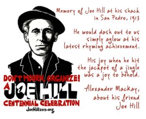 Joe Hill songwriter joy to behold
